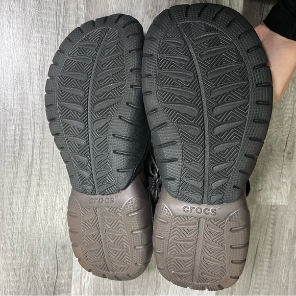 Crocs SwiftWater Mesh Fisherman Sandals Brown Water Shoes Men Sz 11 - Picture 6 of 8